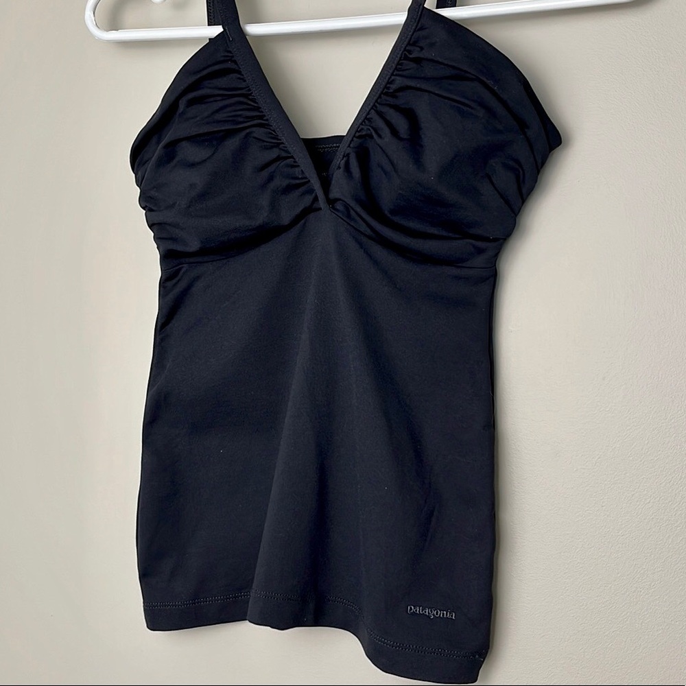 Patagonia V-Neck Ruched Tank Top